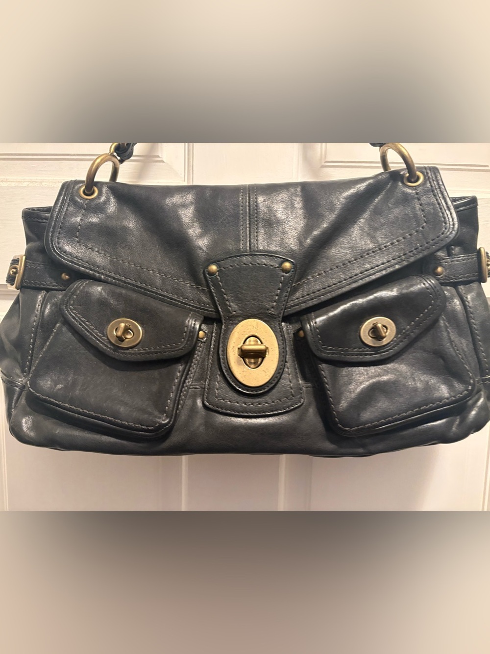 Vntg Coach 11128 Legacy 65th
Anniversary Leigh Vachetta
Leather Shoulder Bag Y2K